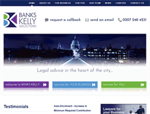 Tablet Screenshot of bankskelly.co.uk